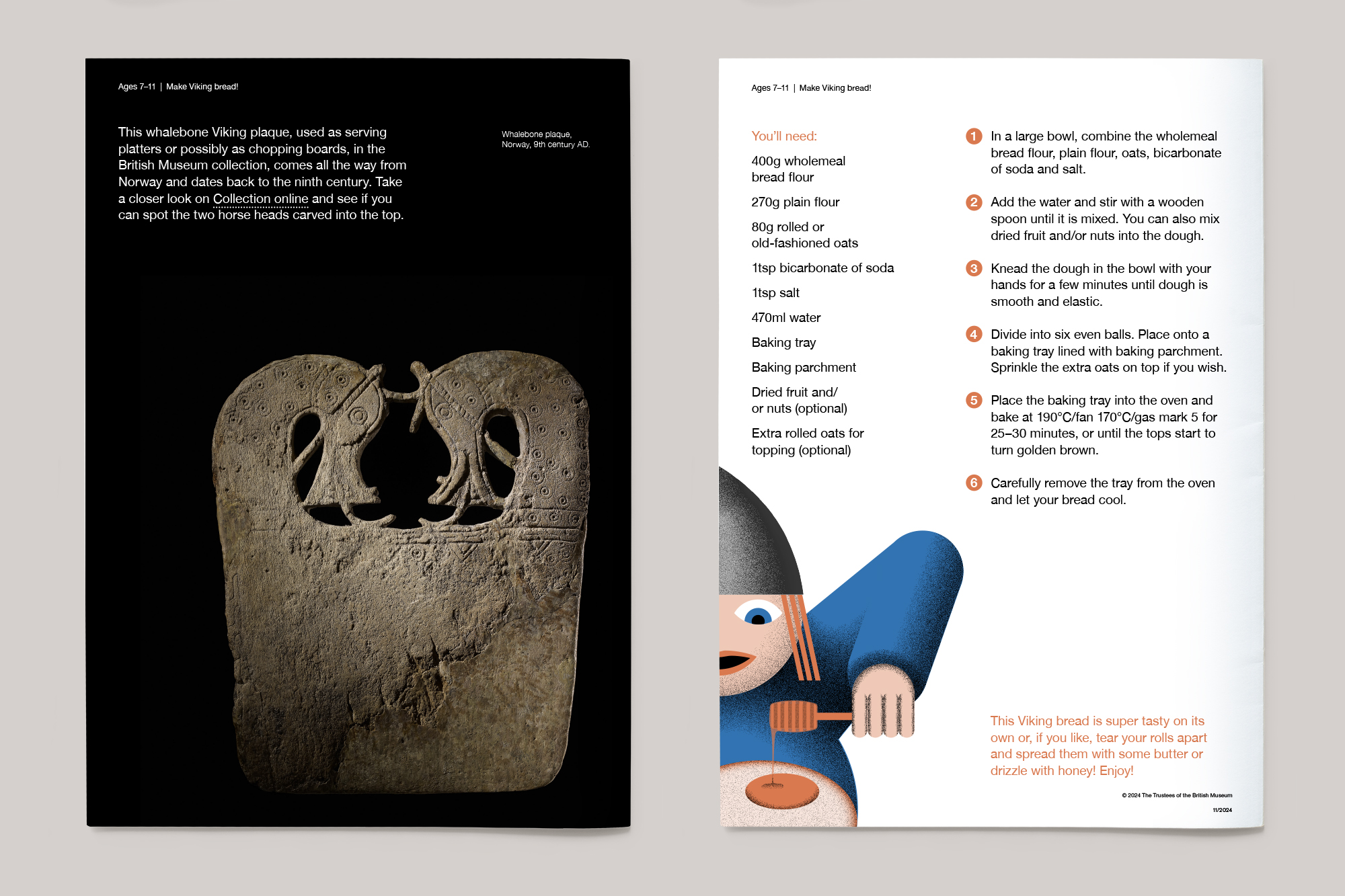 Viking bread activity (pp. 2–3)