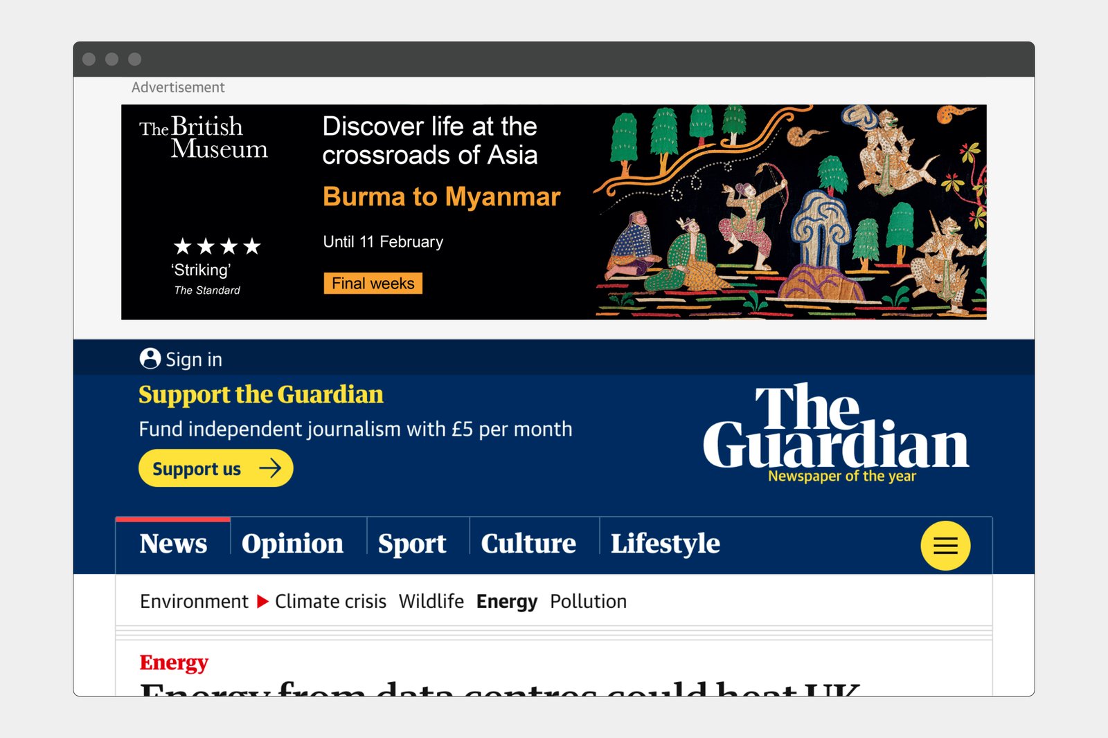 Google Network Display ad.