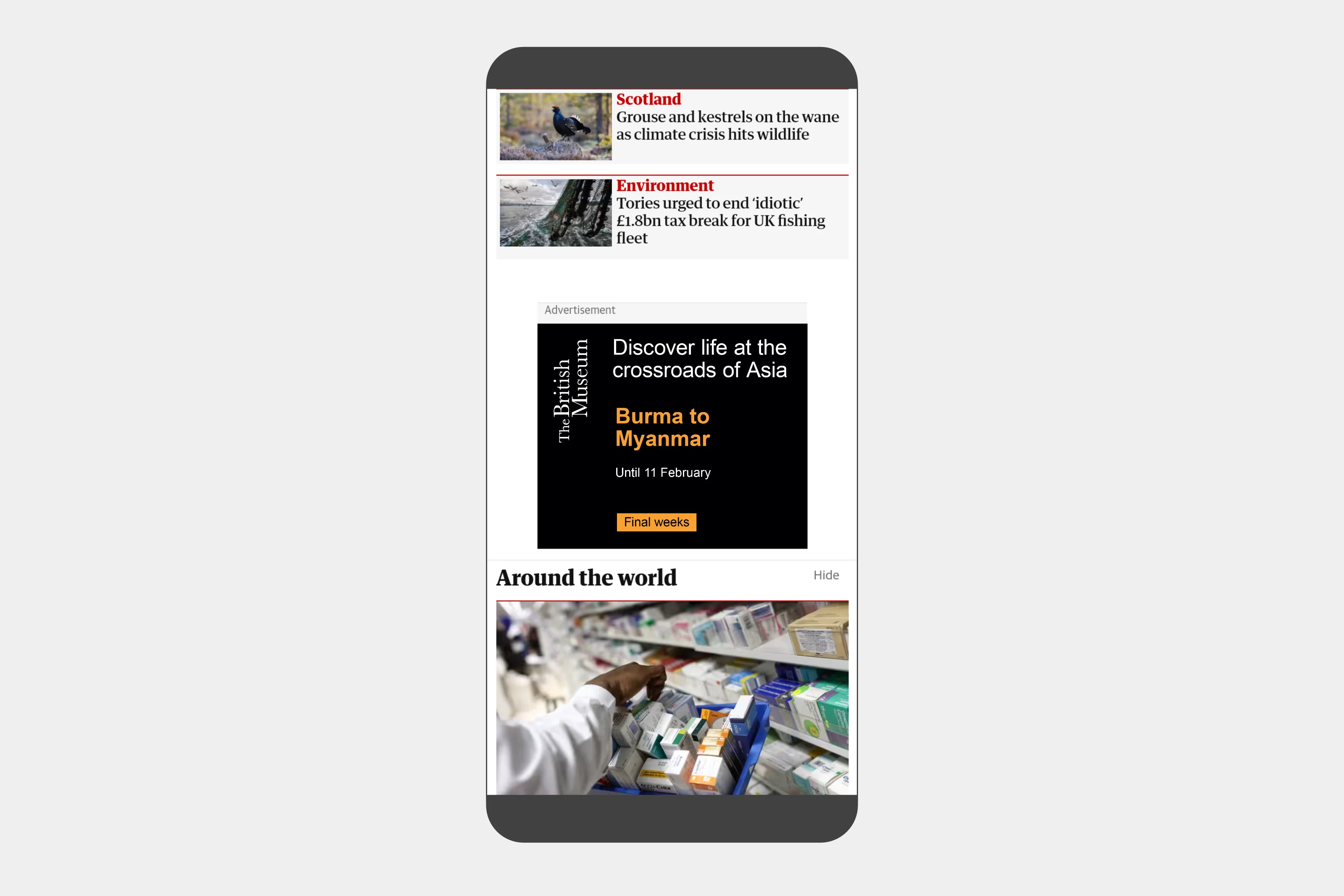 Google Network Display ad.