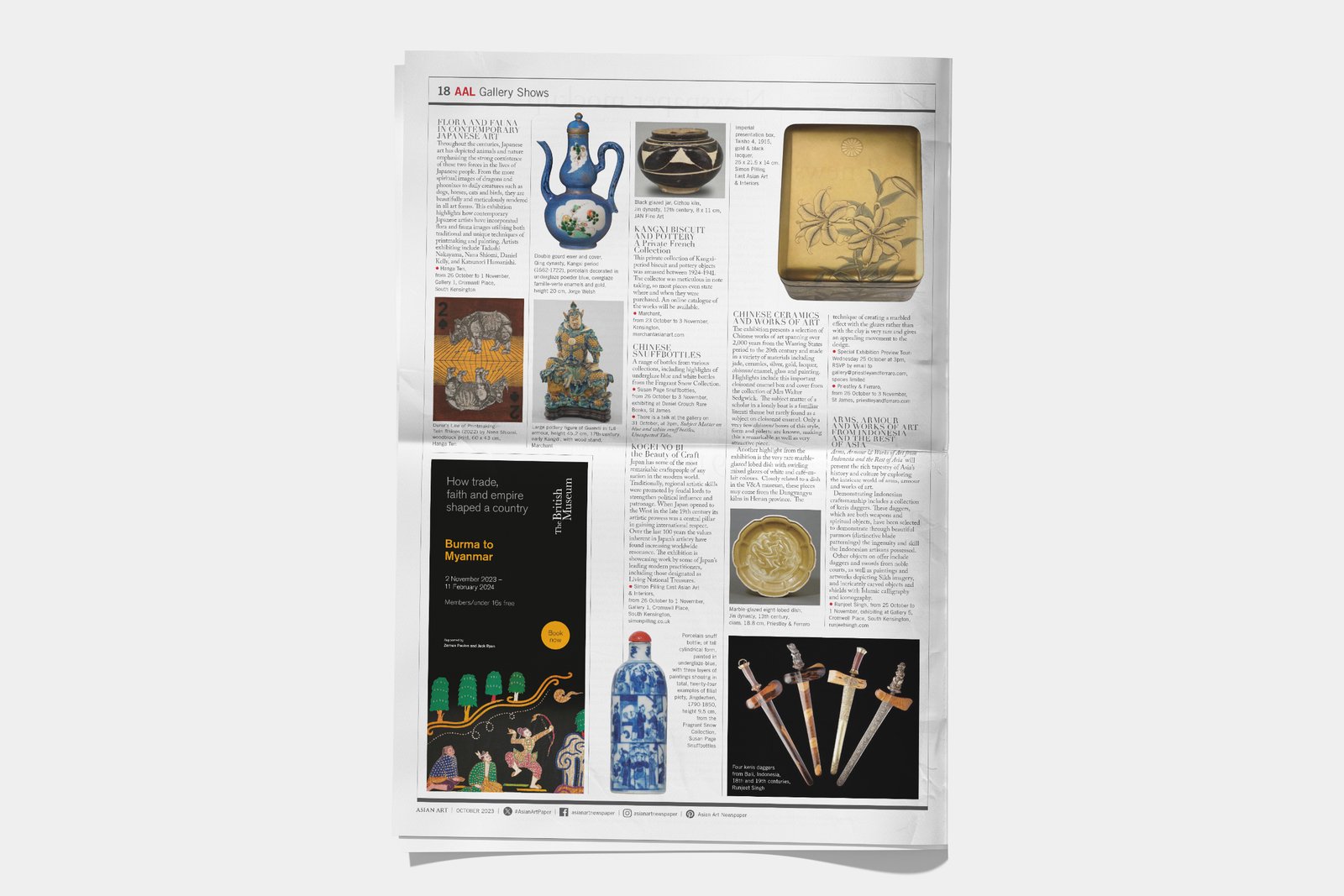 Magazine ad.