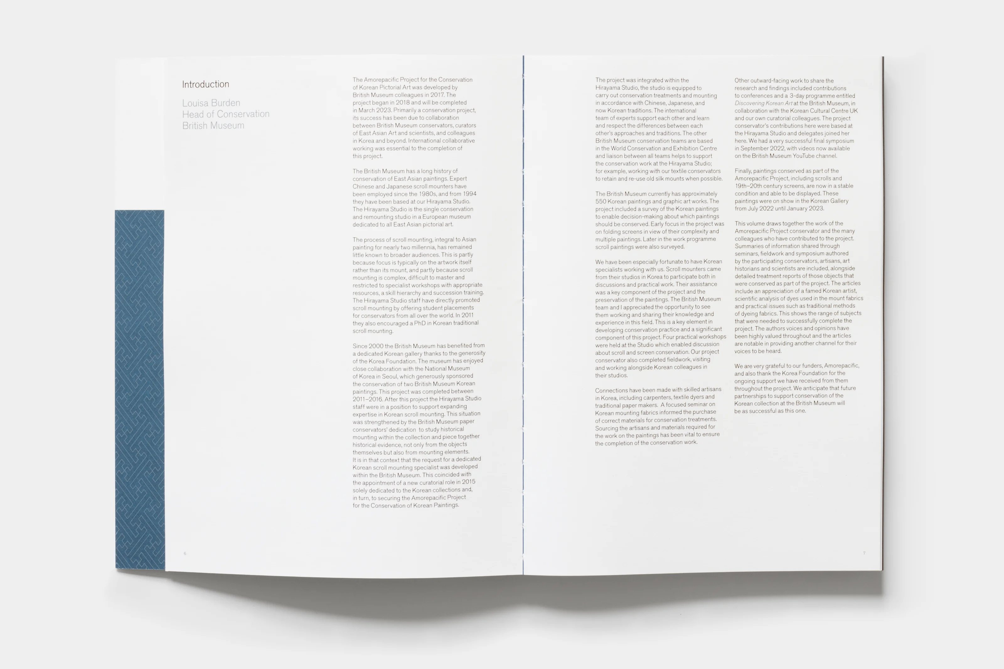Inside spread with the introduction by the editors.