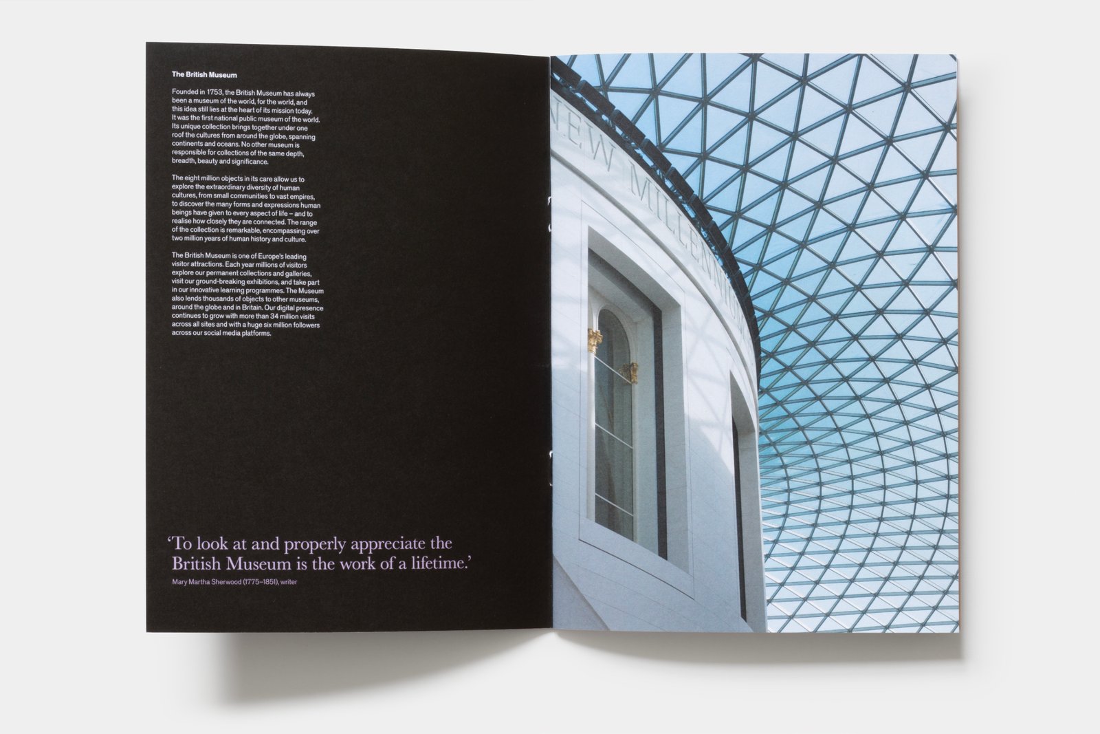 Inside front cover and introduction page of the Middle East issue.
