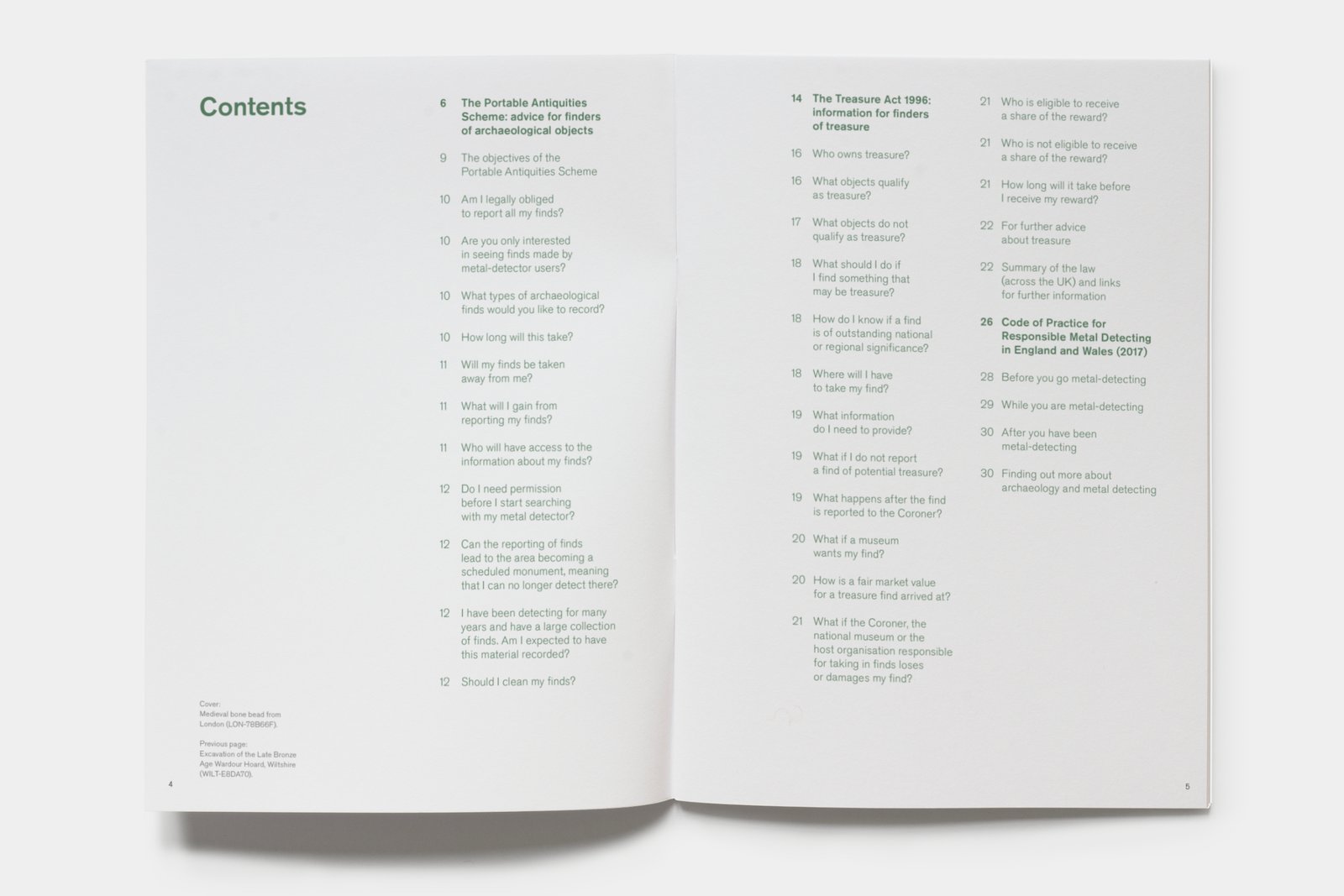 Contents spread.