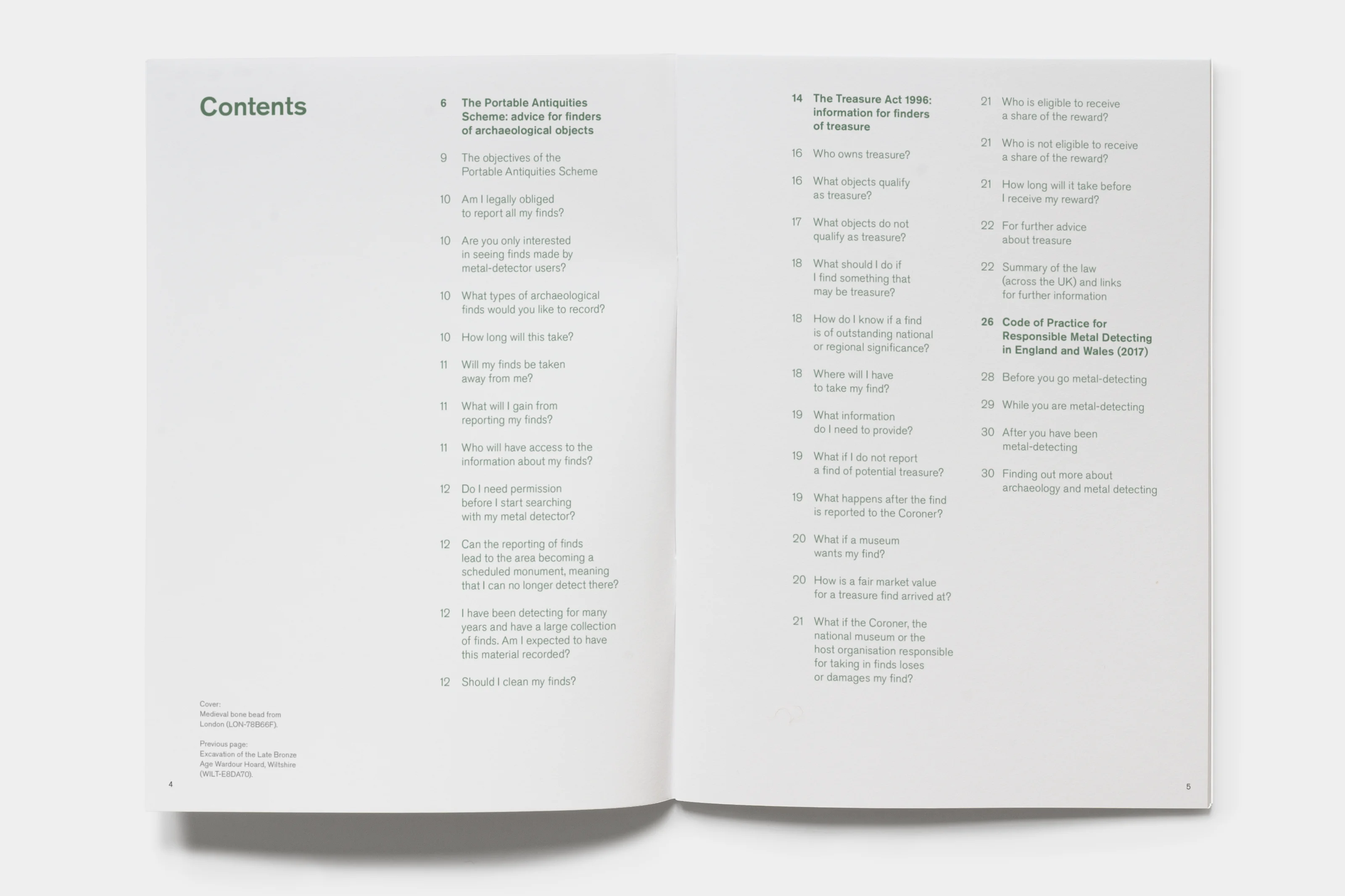 Contents spread.