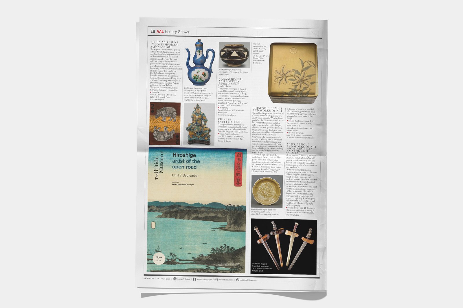 Magazine ad.