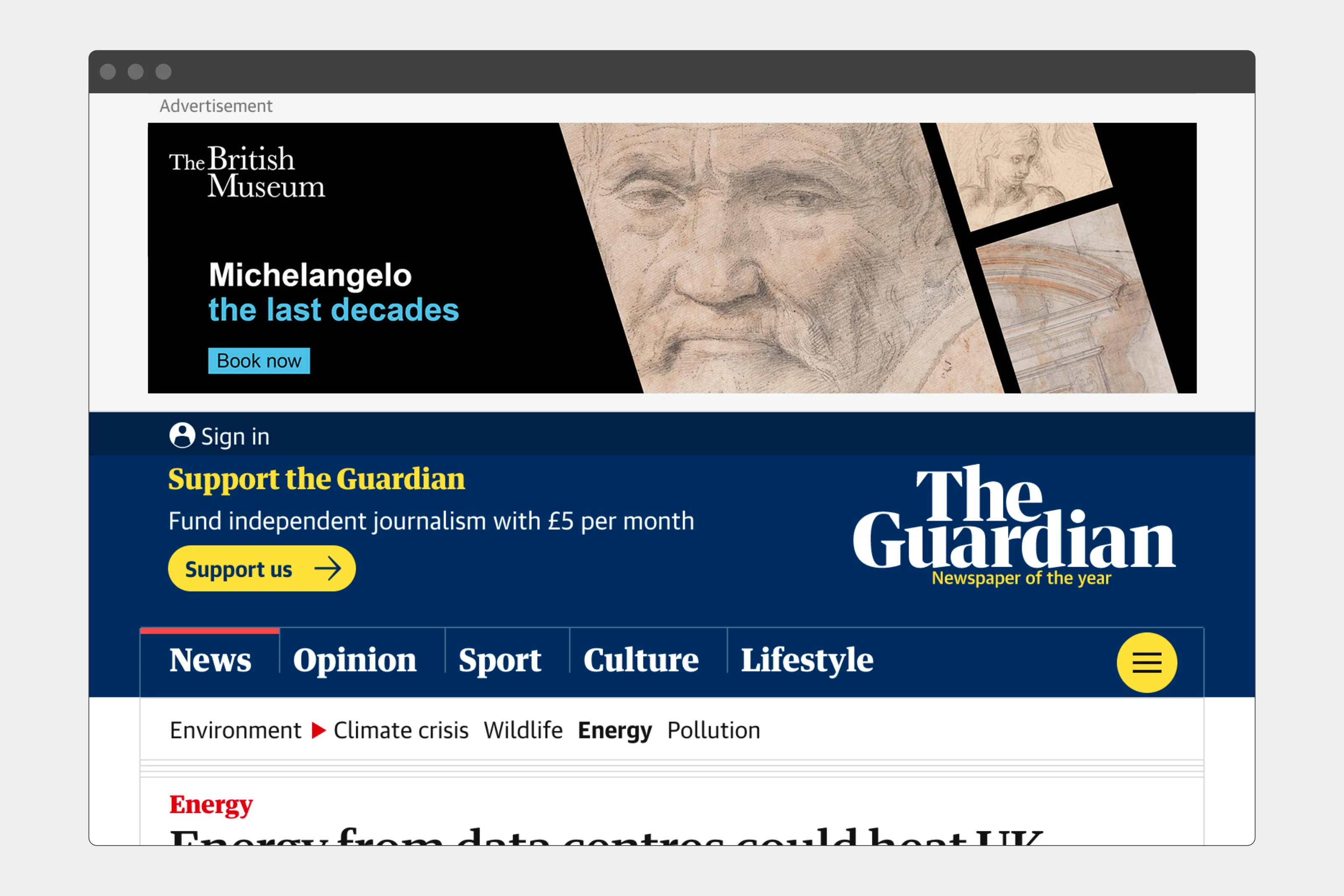 Google Network Display ad.