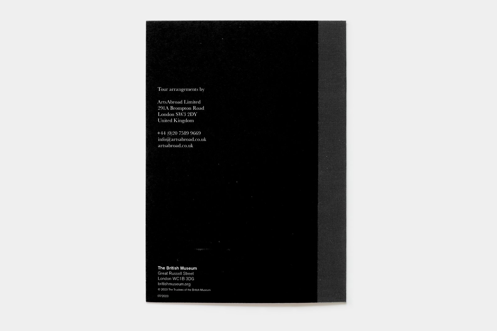 Back cover.