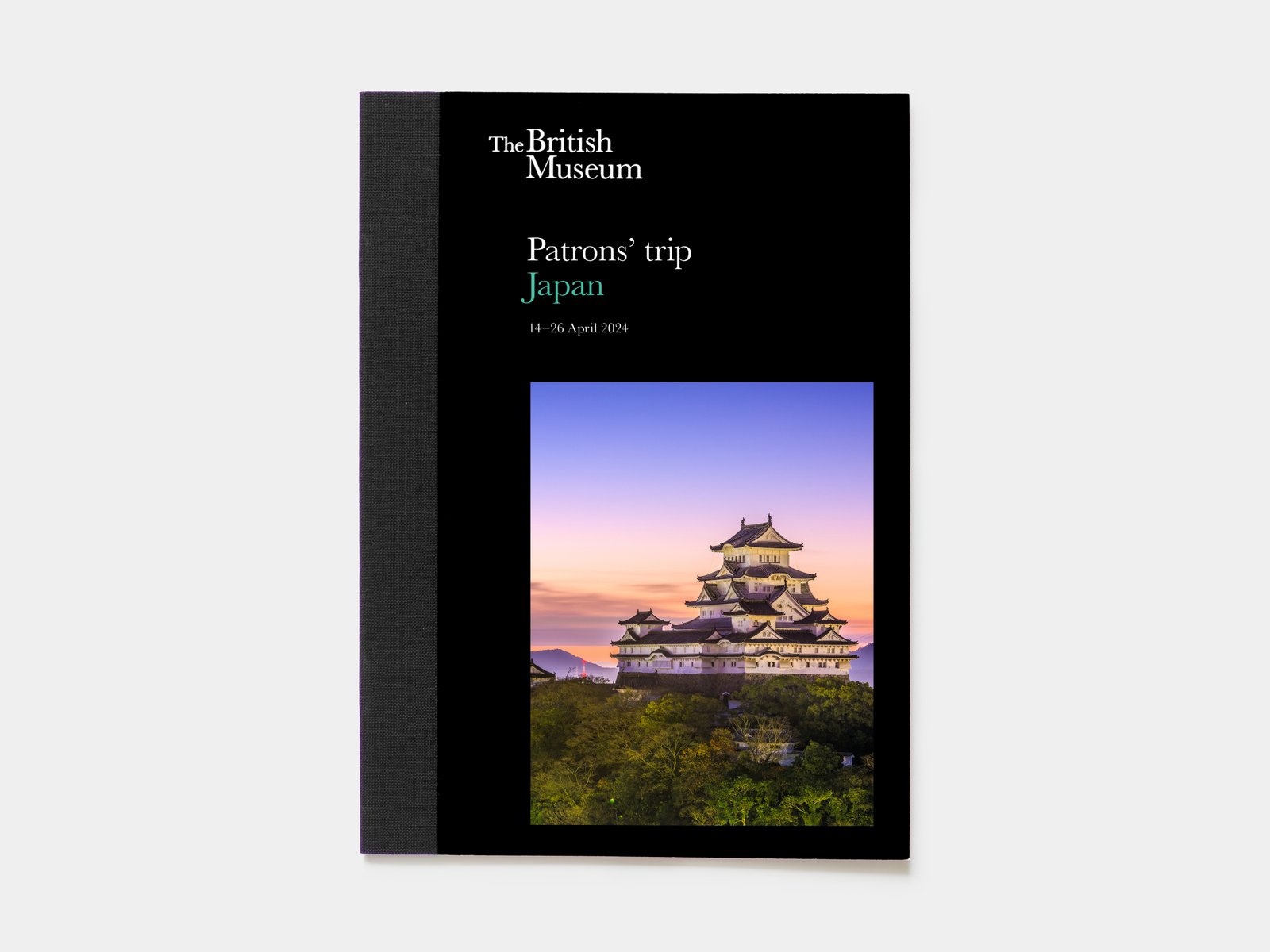 Cover of the Japan issue from the Patrons' trips publication series for the British Museum.