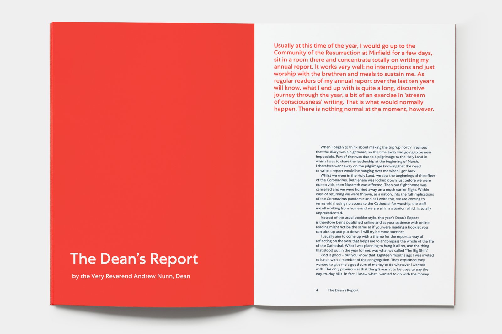Inside spread of the same issue.